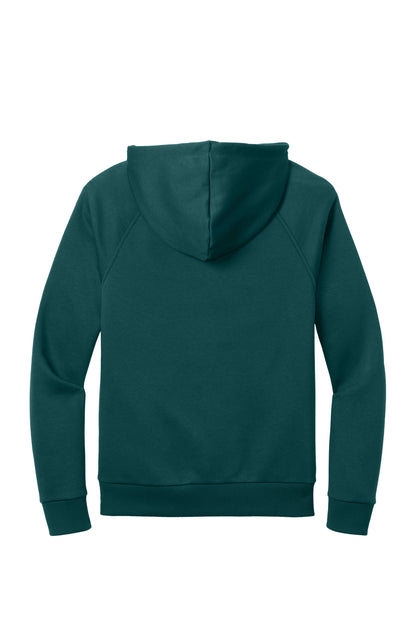 Allmade Unisex Organic CVC Fleece Pullover Hoodie AL5000 Deep Sea Green
