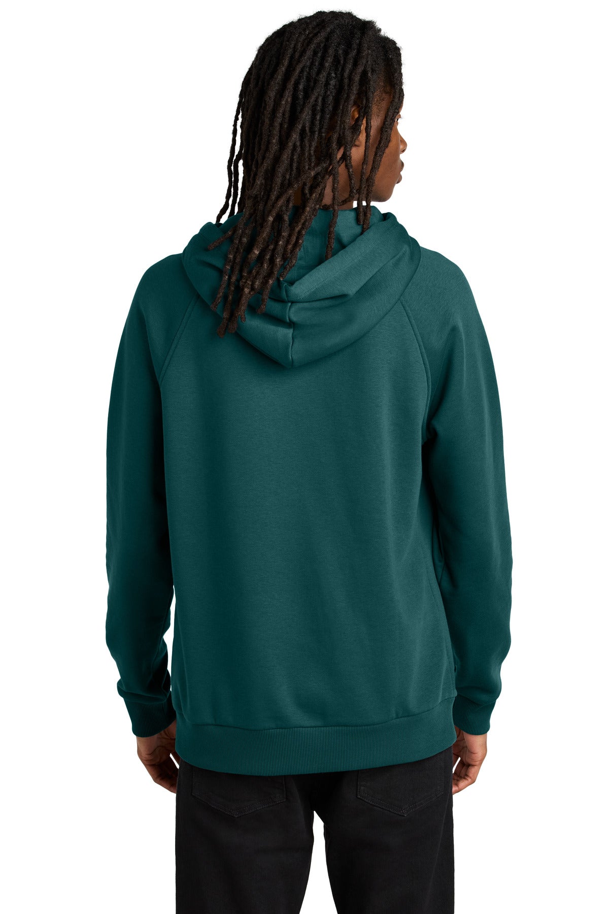 Allmade Unisex Organic CVC Fleece Pullover Hoodie AL5000 Deep Sea Green