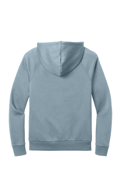 Allmade Unisex Organic CVC Fleece Pullover Hoodie AL5000 I Like You Blue
