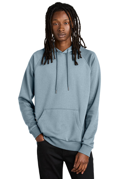 Allmade Unisex Organic CVC Fleece Pullover Hoodie AL5000 I Like You Blue