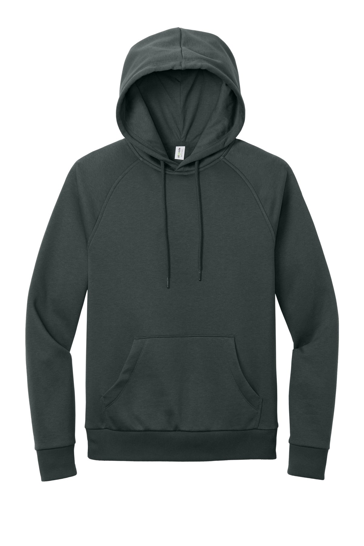 Allmade Unisex Organic CVC Fleece Pullover Hoodie AL5000 Terrain Grey