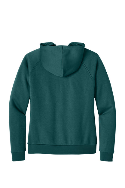 Allmade Women's Organic CVC Fleece Full-Zip Hoodie AL5003 Deep Sea Green