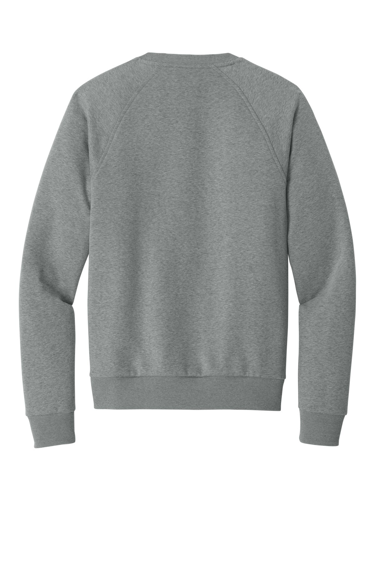 Allmade Unisex Organic CVC Fleece Crewneck Sweatshirt AL5004 Aluminum Grey Heather