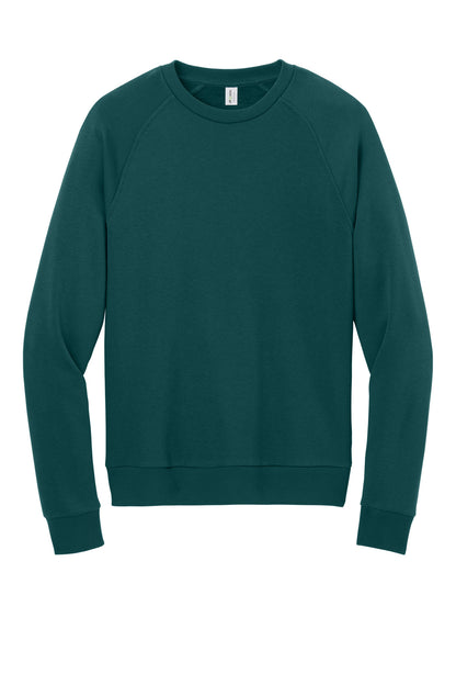 Allmade Unisex Organic CVC Fleece Crewneck Sweatshirt AL5004 Deep Sea Green