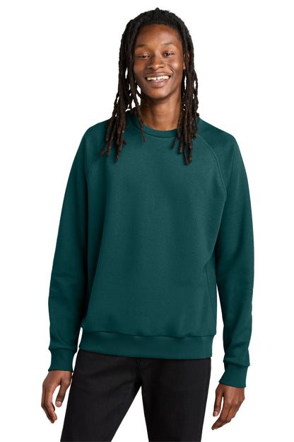 Allmade Unisex Organic CVC Fleece Crewneck Sweatshirt AL5004 Deep Sea Green