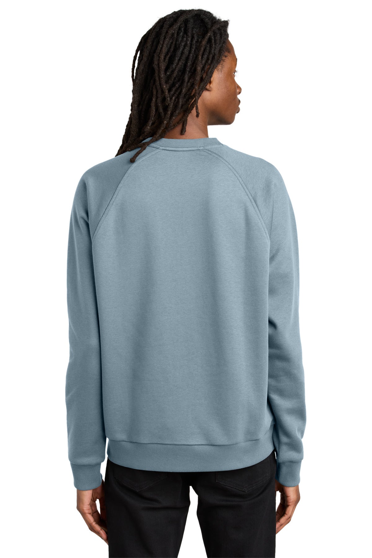 Allmade Unisex Organic CVC Fleece Crewneck Sweatshirt AL5004 I Like You Blue