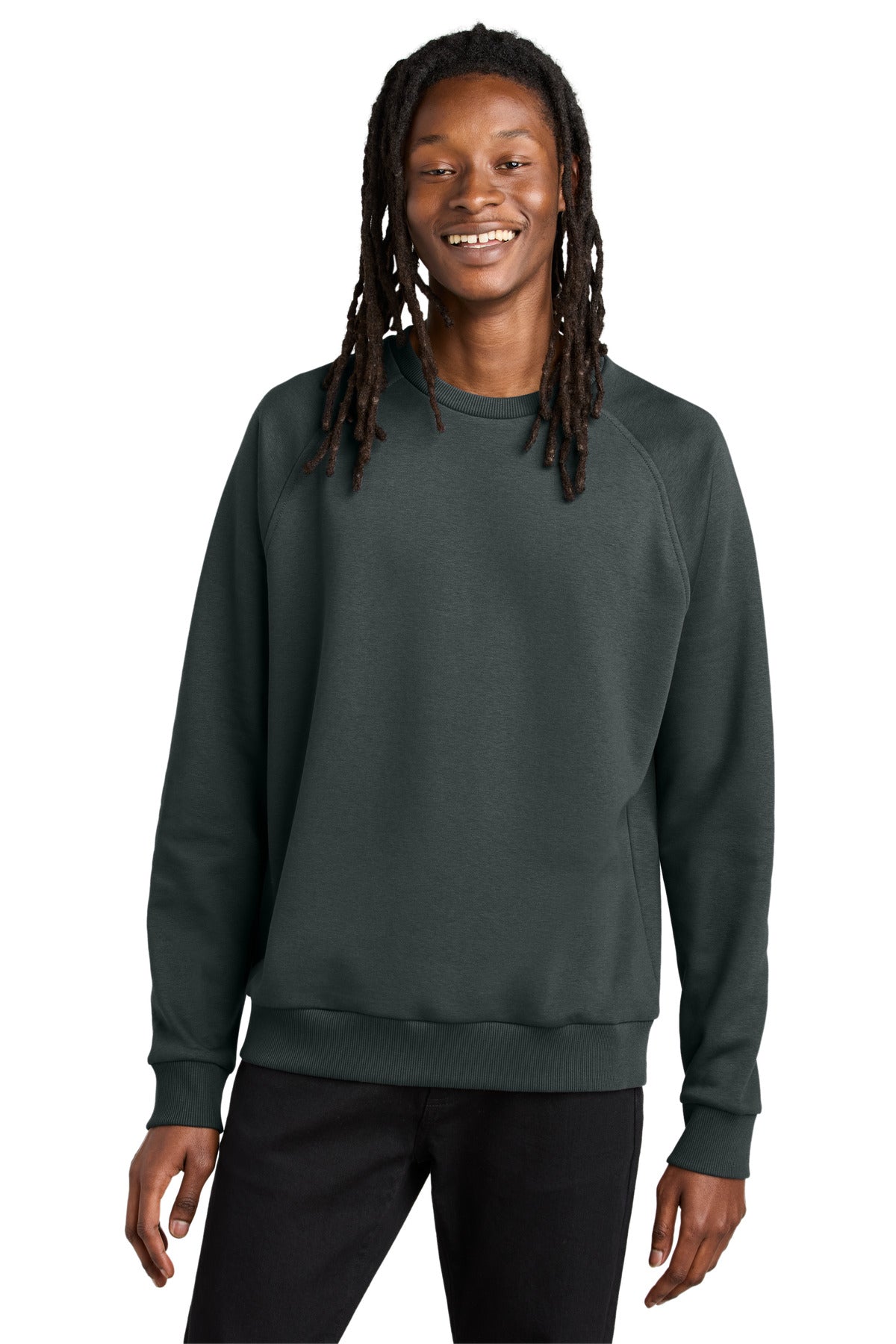 Allmade Unisex Organic CVC Fleece Crewneck Sweatshirt AL5004 Terrain Grey