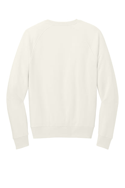 Allmade Unisex Organic CVC Fleece Crewneck Sweatshirt AL5004 White Sand
