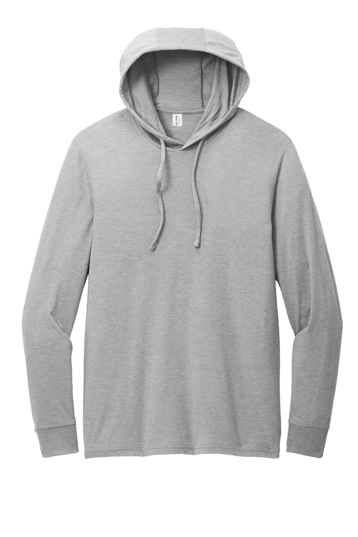 Allmade Unisex Tri-Blend Hoodie Tee AL6003 Aluminum Grey