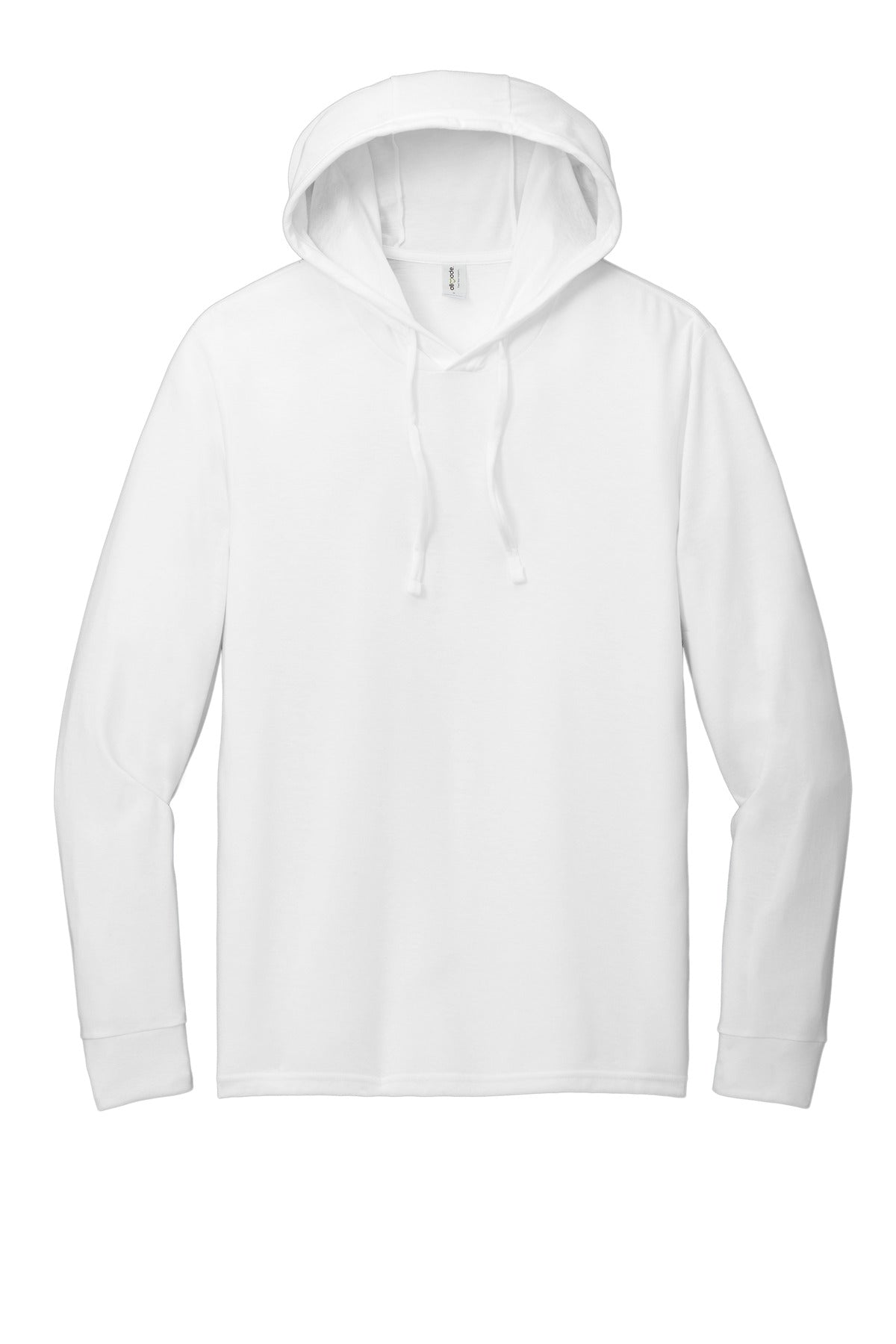 Allmade Unisex Tri-Blend Hoodie Tee AL6003 Bright White