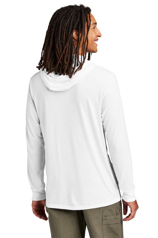 Allmade Unisex Tri-Blend Hoodie Tee AL6003 Bright White