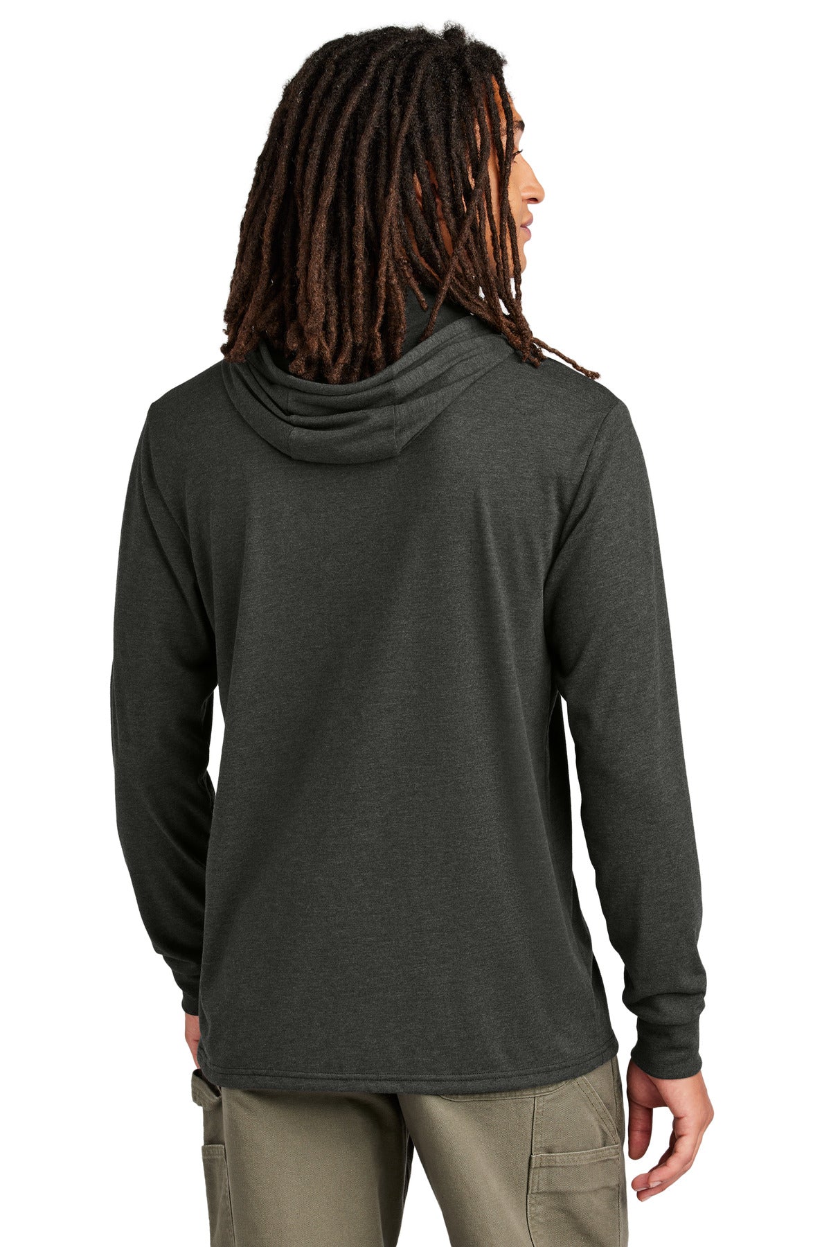 Allmade Unisex Tri-Blend Hoodie Tee AL6003 Space Black