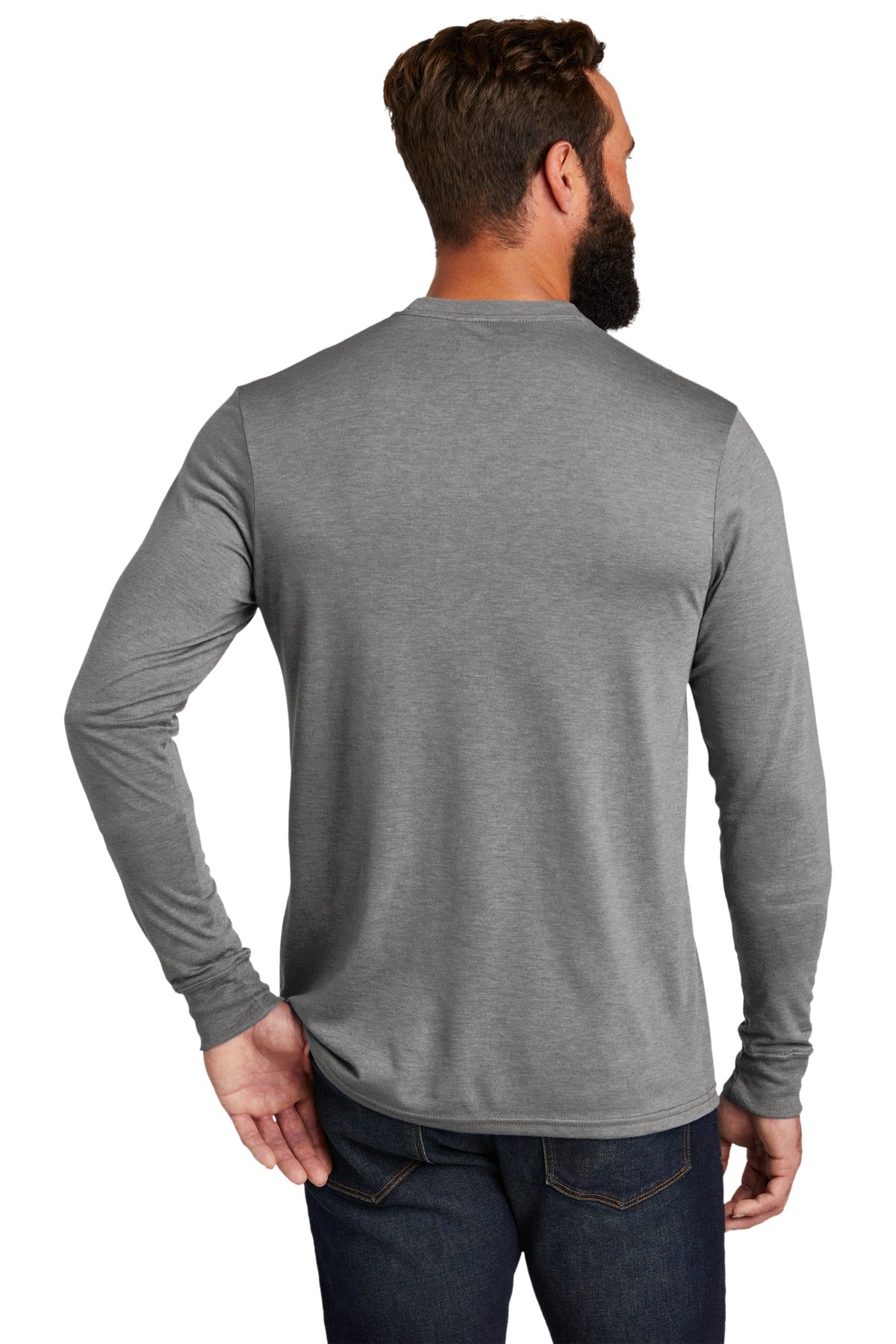 Allmade  Unisex Tri-Blend Long Sleeve Tee AL6004 Aluminum Grey