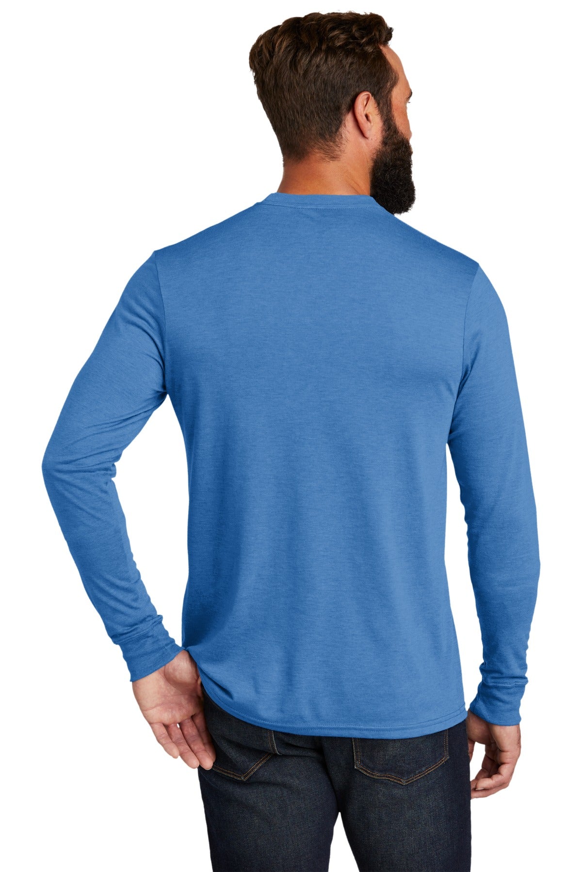 Allmade  Unisex Tri-Blend Long Sleeve Tee AL6004 Azure Blue