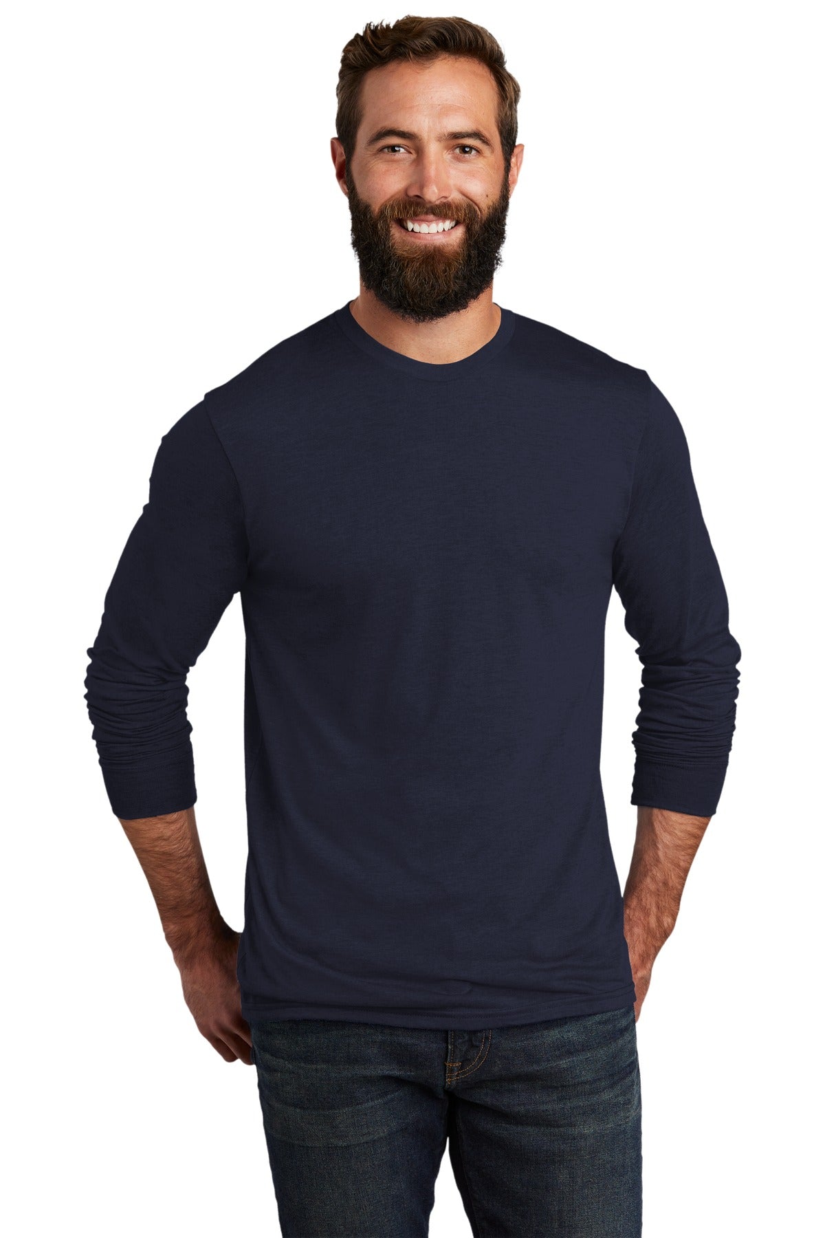 Allmade  Unisex Tri-Blend Long Sleeve Tee AL6004 Night Sky Navy