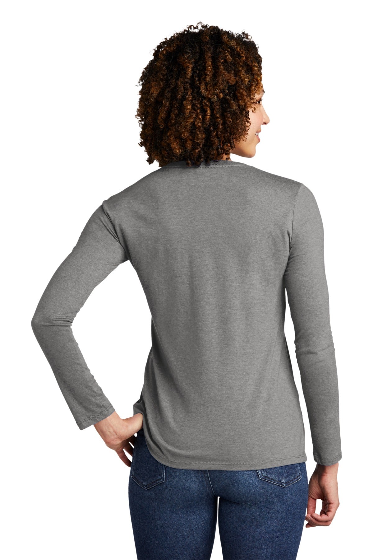 Allmade   Women's Tri-Blend Long Sleeve Tee AL6008 Aluminum Grey