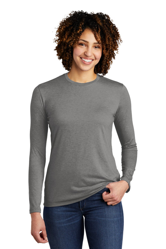 Allmade   Women's Tri-Blend Long Sleeve Tee AL6008 Aluminum Grey