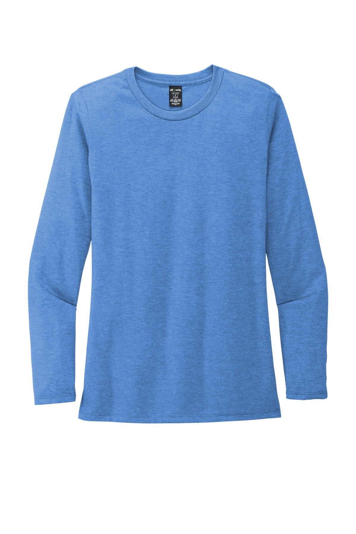 Allmade   Women's Tri-Blend Long Sleeve Tee AL6008 Azure Blue