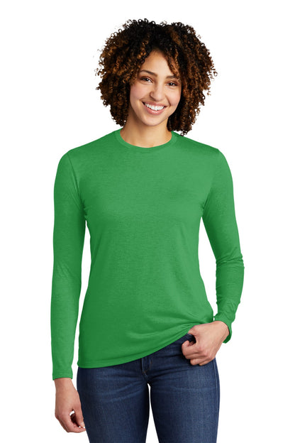 Allmade   Women's Tri-Blend Long Sleeve Tee AL6008 Enviro Green