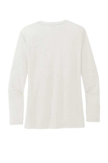 Allmade   Women's Tri-Blend Long Sleeve Tee AL6008 Fairly White