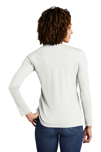 Allmade   Women's Tri-Blend Long Sleeve Tee AL6008 Fairly White