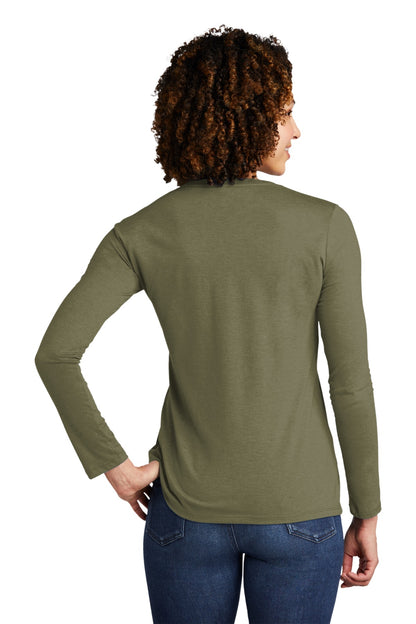 Allmade   Women's Tri-Blend Long Sleeve Tee AL6008 Olive You Green