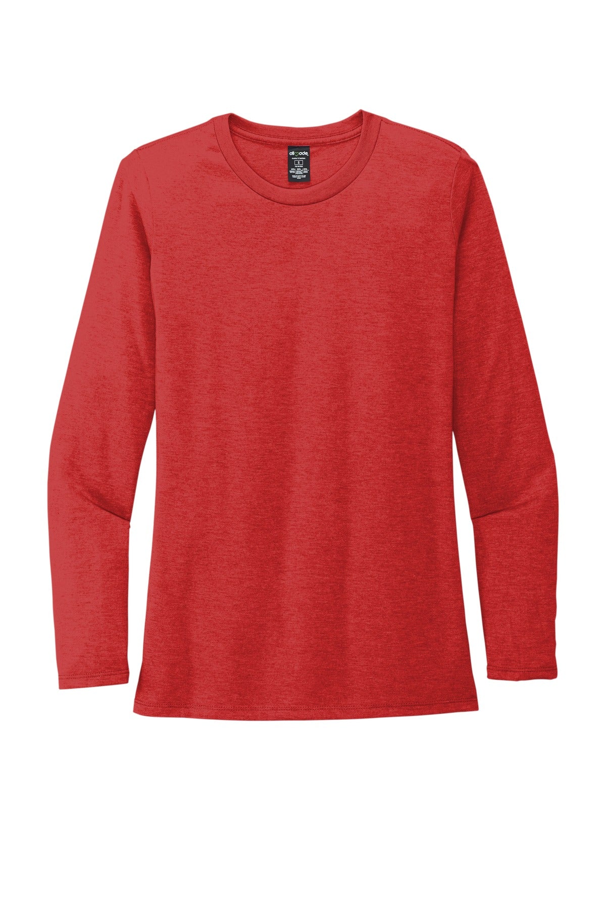 Allmade   Women's Tri-Blend Long Sleeve Tee AL6008 Rise Up Red