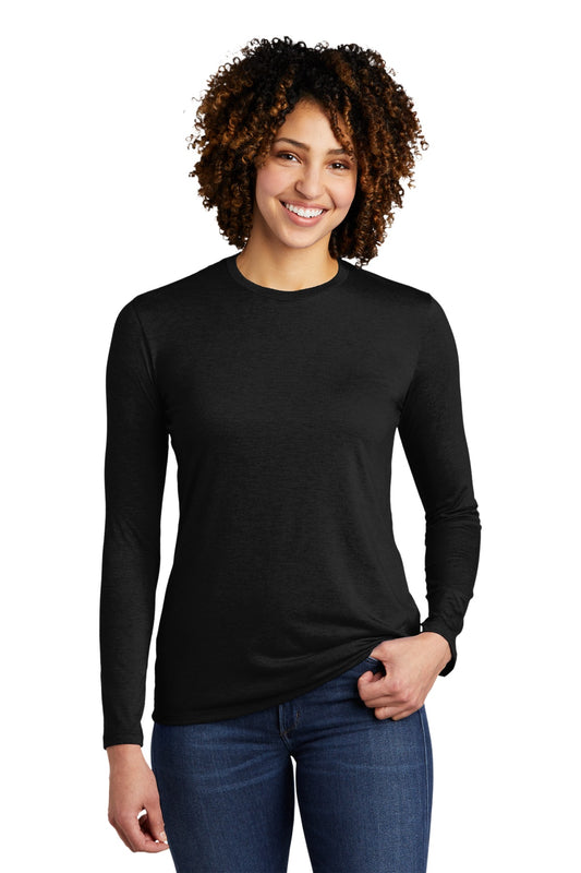 Allmade   Women's Tri-Blend Long Sleeve Tee AL6008 Space Black
