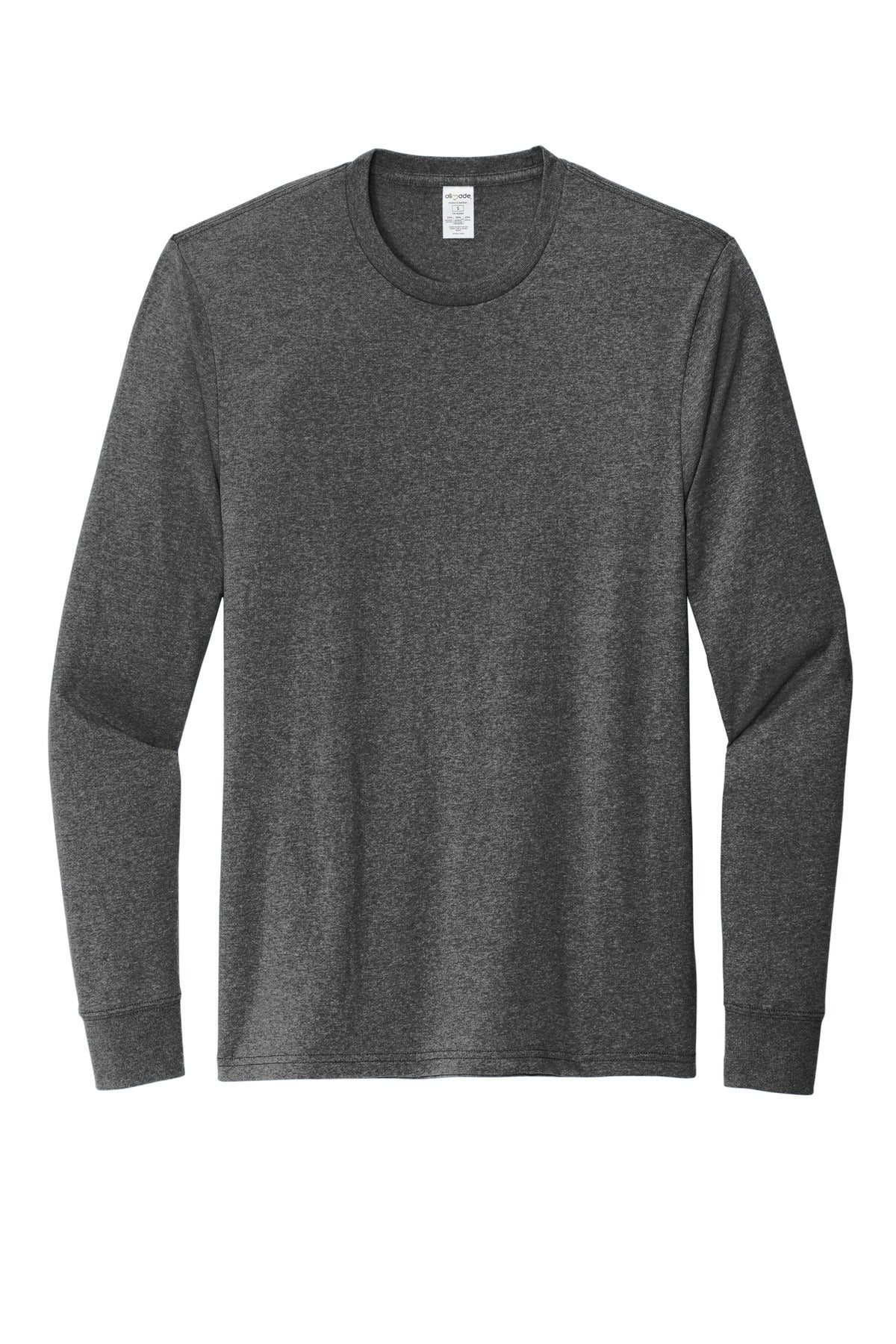 Allmade Unisex Long Sleeve Recycled Blend Tee AL6204 Reloaded Charcoal Heather