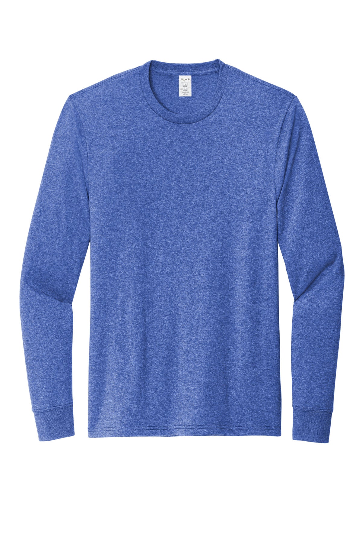 Allmade Unisex Long Sleeve Recycled Blend Tee AL6204 Reused Royal Heather