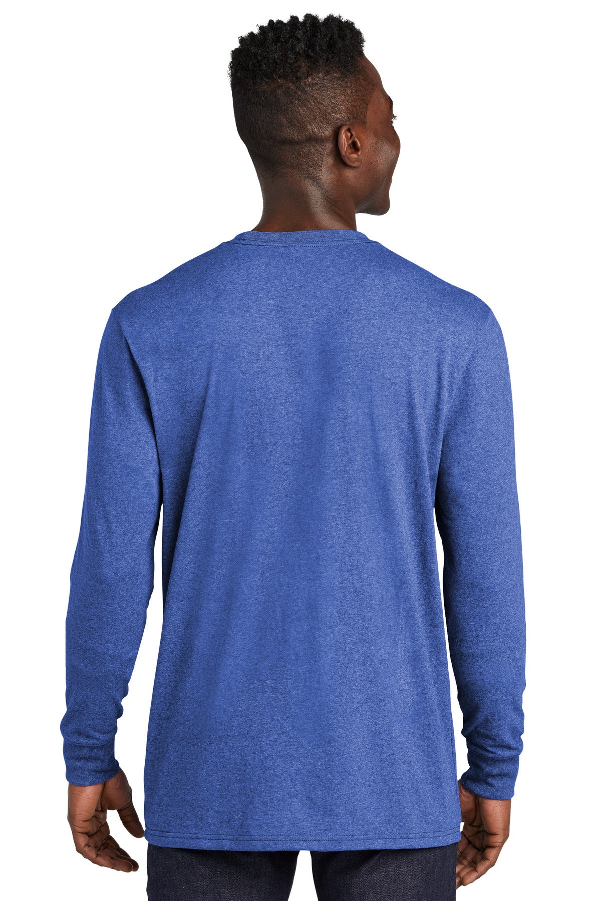 Allmade Unisex Long Sleeve Recycled Blend Tee AL6204 Reused Royal Heather