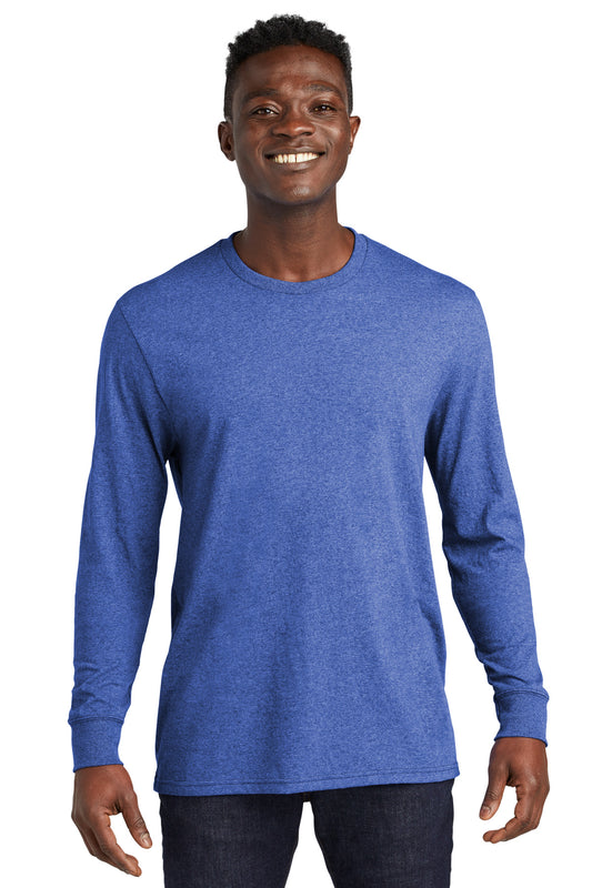 Allmade Unisex Long Sleeve Recycled Blend Tee AL6204 Reused Royal Heather