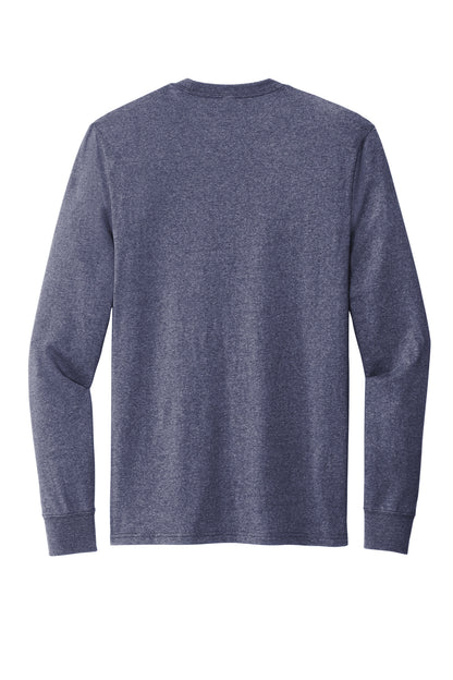 Allmade Unisex Long Sleeve Recycled Blend Tee AL6204 Salvaged Navy Heather