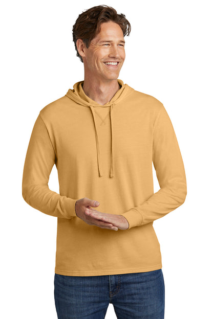 Allmade Unisex Mineral Dye Organic Cotton Hoodie Tee AL6305 Golden Wheat