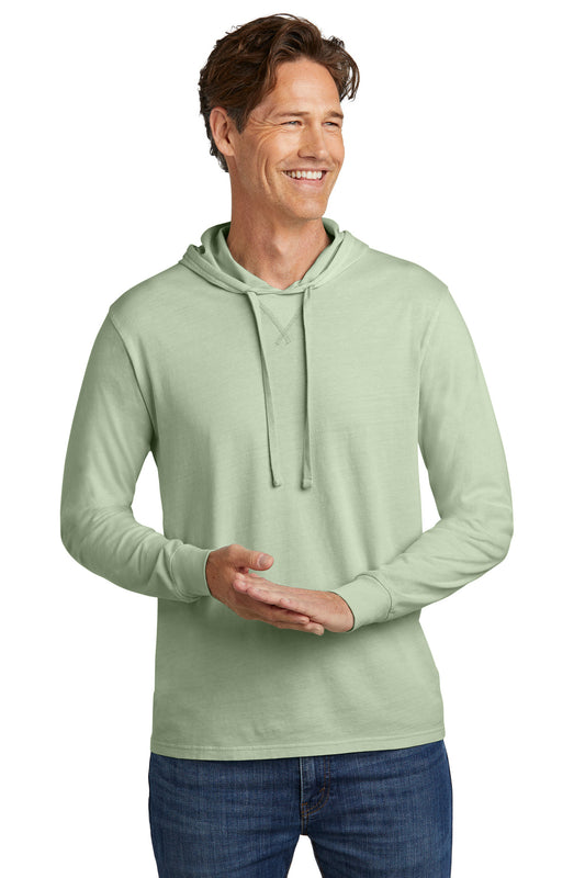 Allmade Unisex Mineral Dye Organic Cotton Hoodie Tee AL6305 Lichen Green