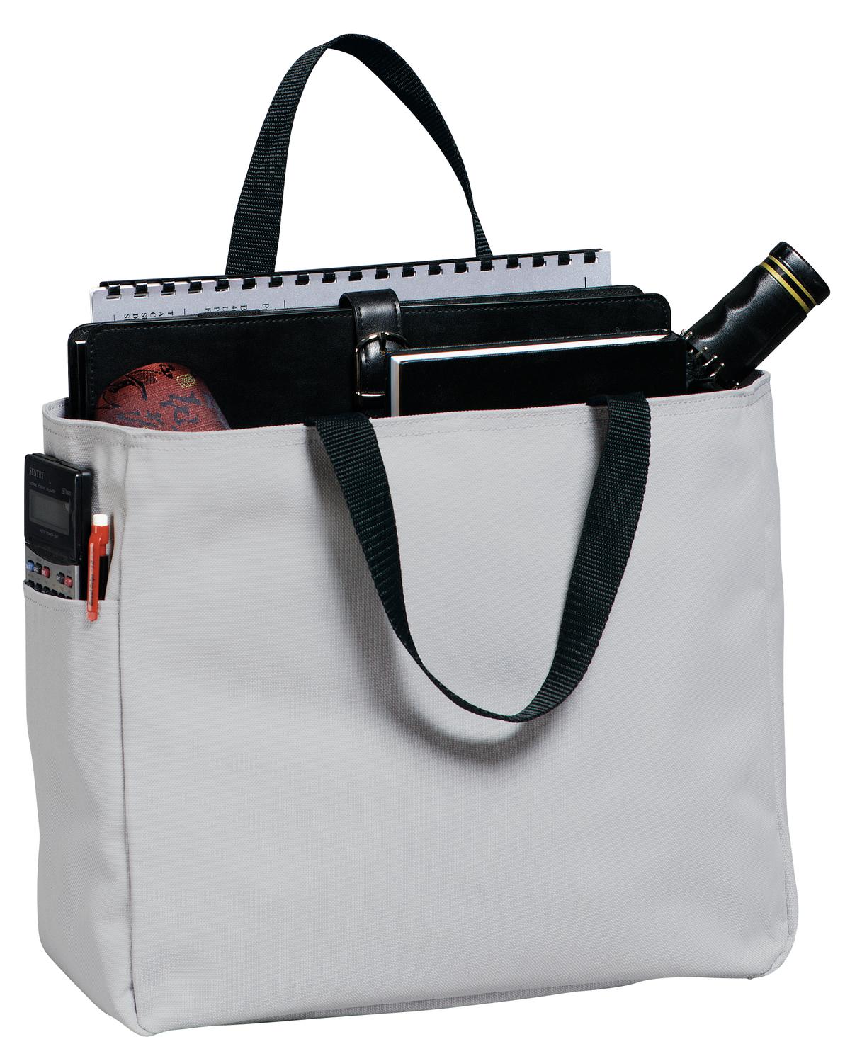 Port Authority - Essential Tote B0750 Chrome
