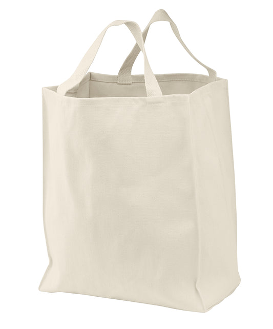 Port Authority Ideal Twill Grocery Tote B100 Natural