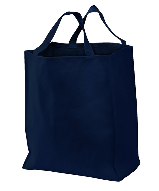 Port Authority Ideal Twill Grocery Tote B100 Navy