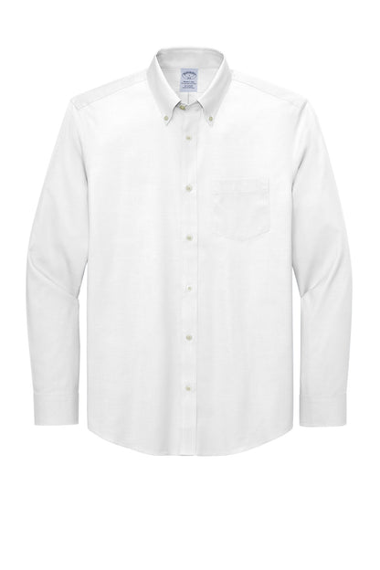 Brooks Brothers Wrinkle-Free Stretch Pinpoint Shirt BB18000 White