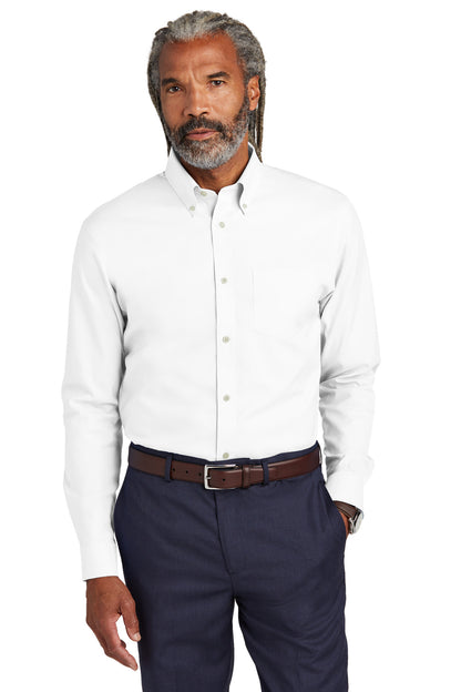 Brooks Brothers Wrinkle-Free Stretch Pinpoint Shirt BB18000 White