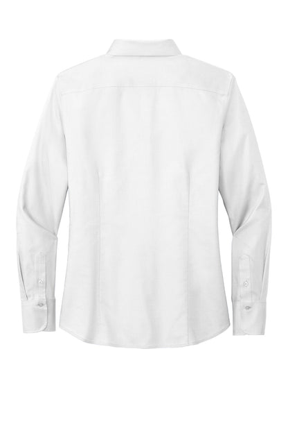 Brooks Brothers Women's Wrinkle-Free Stretch Nailhead Shirt BB18003 White