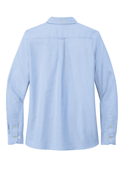 Brooks Brothers Women's Casual Oxford Cloth Shirt BB18005 Newport Blue
