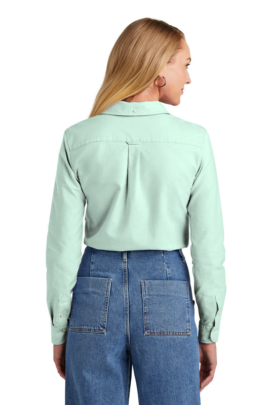 Brooks Brothers Women's Casual Oxford Cloth Shirt BB18005 Soft Mint