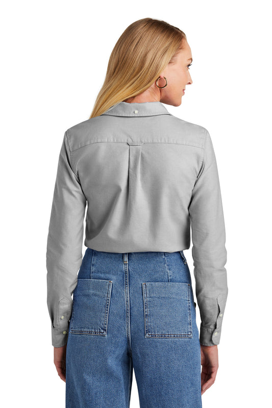 Brooks Brothers Women's Casual Oxford Cloth Shirt BB18005 Windsor Grey