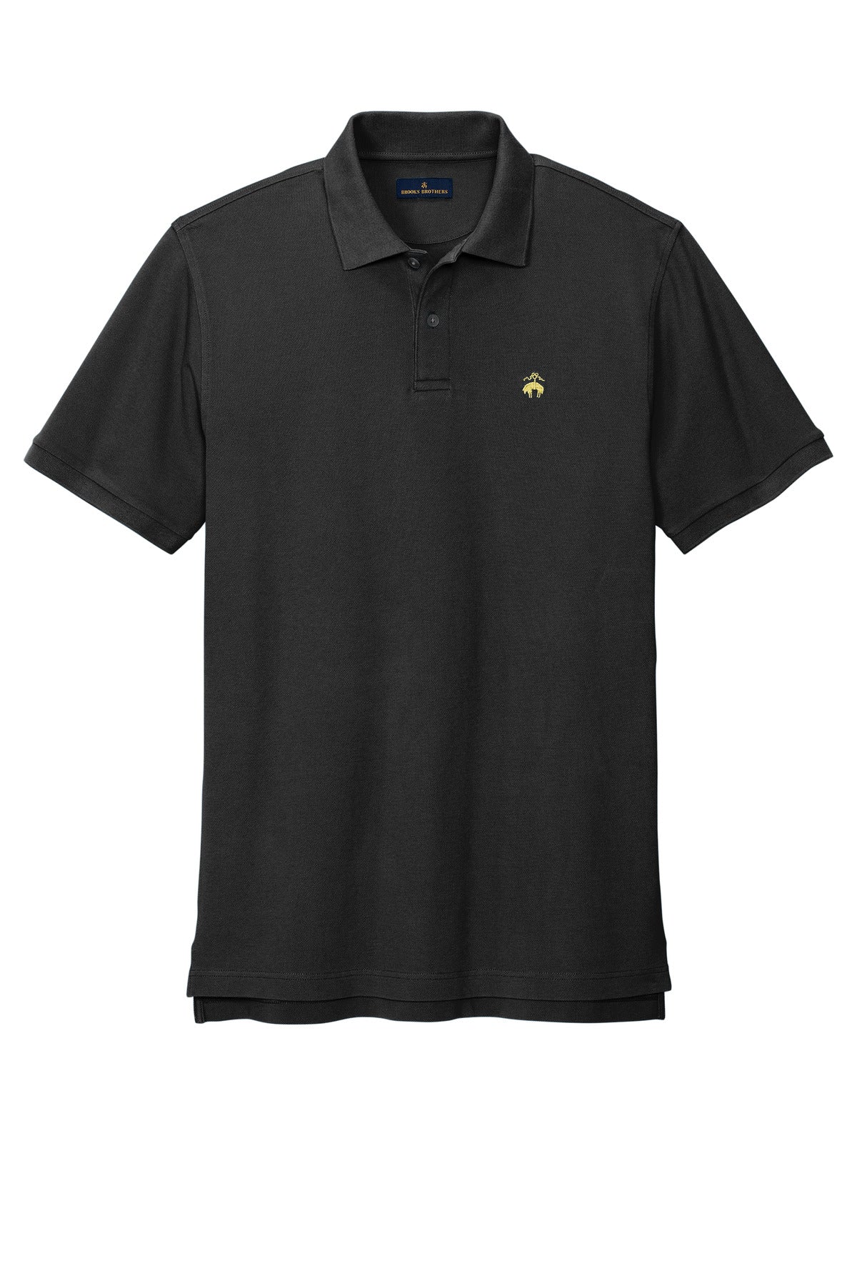 Brooks Brothers Pima Cotton Pique Polo BB18200 Deep Black