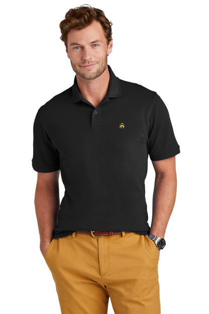 Brooks Brothers Pima Cotton Pique Polo BB18200 Deep Black