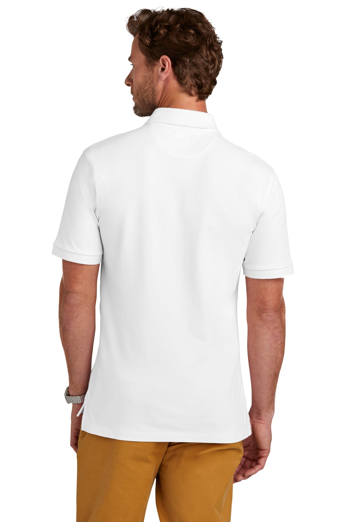 Brooks Brothers Pima Cotton Pique Polo BB18200 White