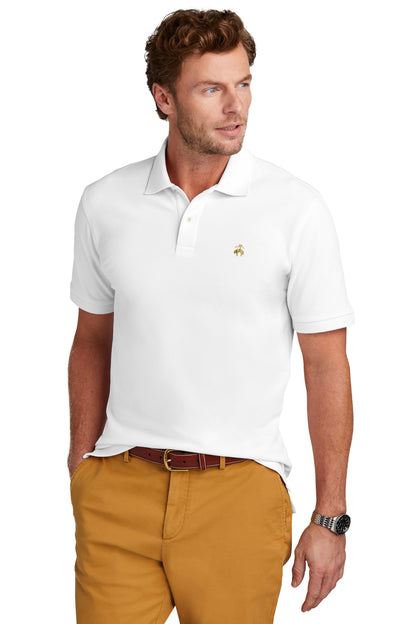 Brooks Brothers Pima Cotton Pique Polo BB18200 White