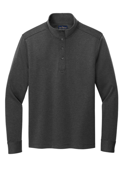 Brooks Brothers Mid-Layer Stretch 1/2-Button BB18202 Windsor Grey Heather
