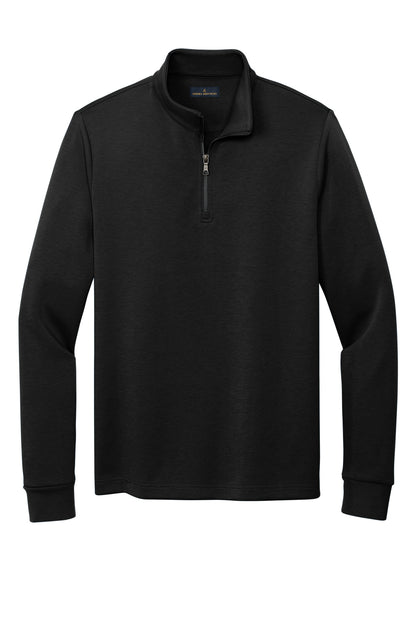 Brooks Brothers Double-Knit 1/4-Zip BB18206 Deep Black